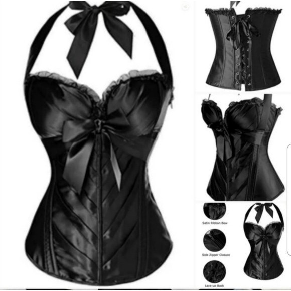 Charmian Other - Charmian Women's Medium Burlesque Vintage Fashion Classic Satin Bustier Corset